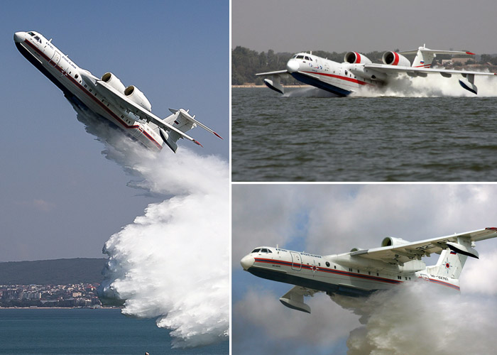 Beriev Be-200, Pesawat Amfibi Rusia Dukung Padamkan Kebakaran Hutan